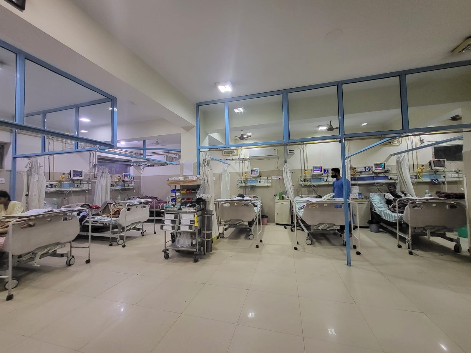 Monika Hospital ICU and patient care area